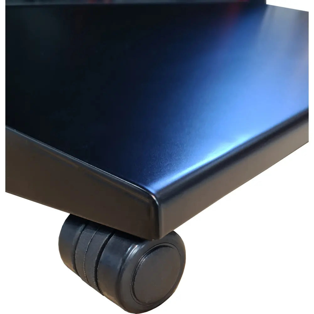 Doppelrollenset für Stelen und Standfüße schwarz Multimedia Display GmbH