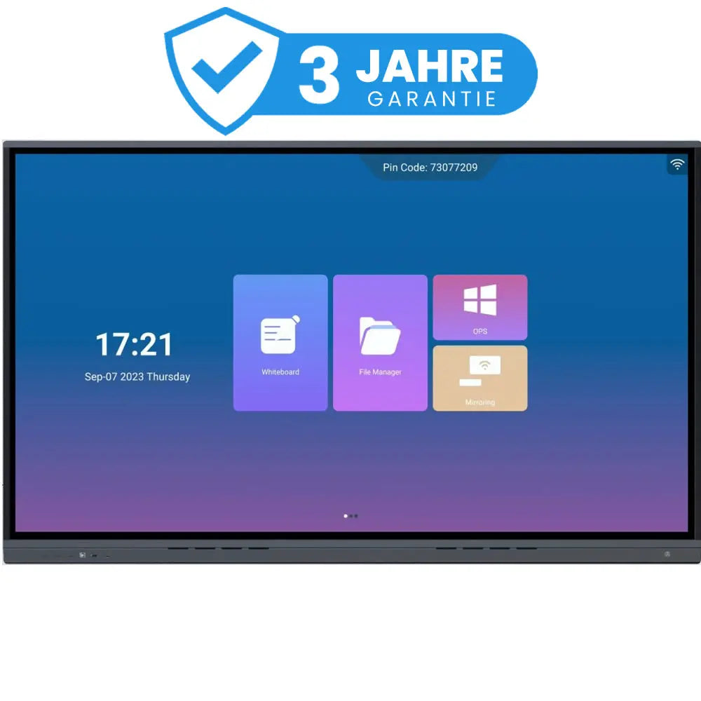 Digitales Whiteboard 86 Zoll | 4K UHD | Android 13 – NUR heute! - sofort lieferbar! Multimedia Display GmbH