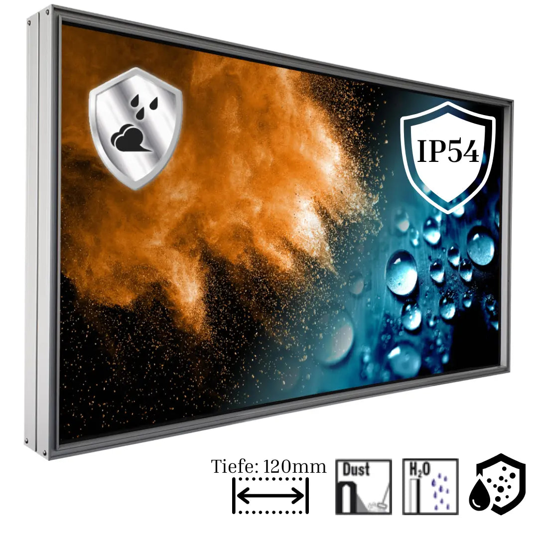 LCD LED Monitor Schutzgehäuse mit Staub- und Wasserschutz BIG Multimedia Display GmbH