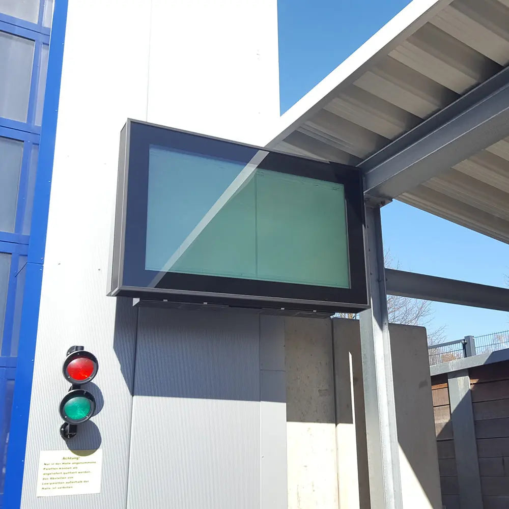 Outdoor Monitor Schutzgehäuse DOOHBOX Landscape von 30 Zoll bis 75 Zoll Multimedia Display GmbH