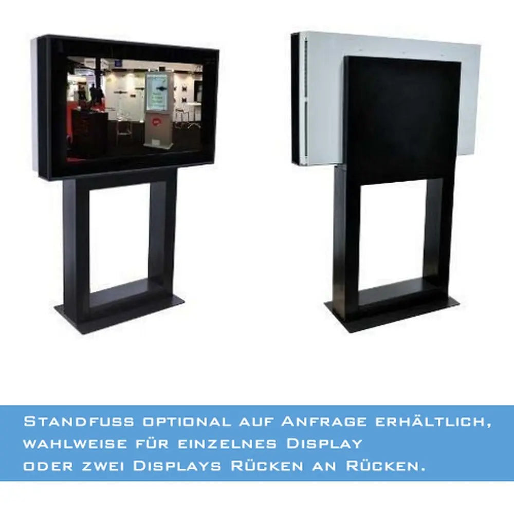 Outdoor Monitor Schutzgehäuse DOOHBOX Landscape von 30 Zoll bis 75 Zoll Multimedia Display GmbH