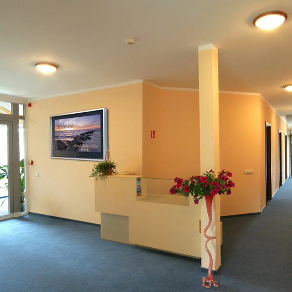 Indoor LCD LED Schutzgehäuse mit F30 Brandschutz und Monitor Multimedia Display GmbH