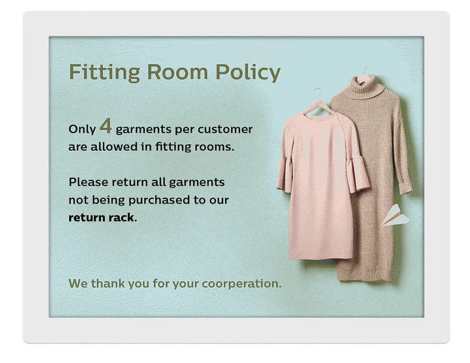 ePaper Display: Philips Tableaux 13BDL4150IW/00 - 13,3 Zoll ohne Strom - Multimedia Display GmbH