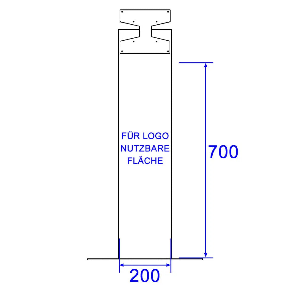 Firmenlogo Folienaufkleber für DWS und MS-Serie Multimedia Display GmbH