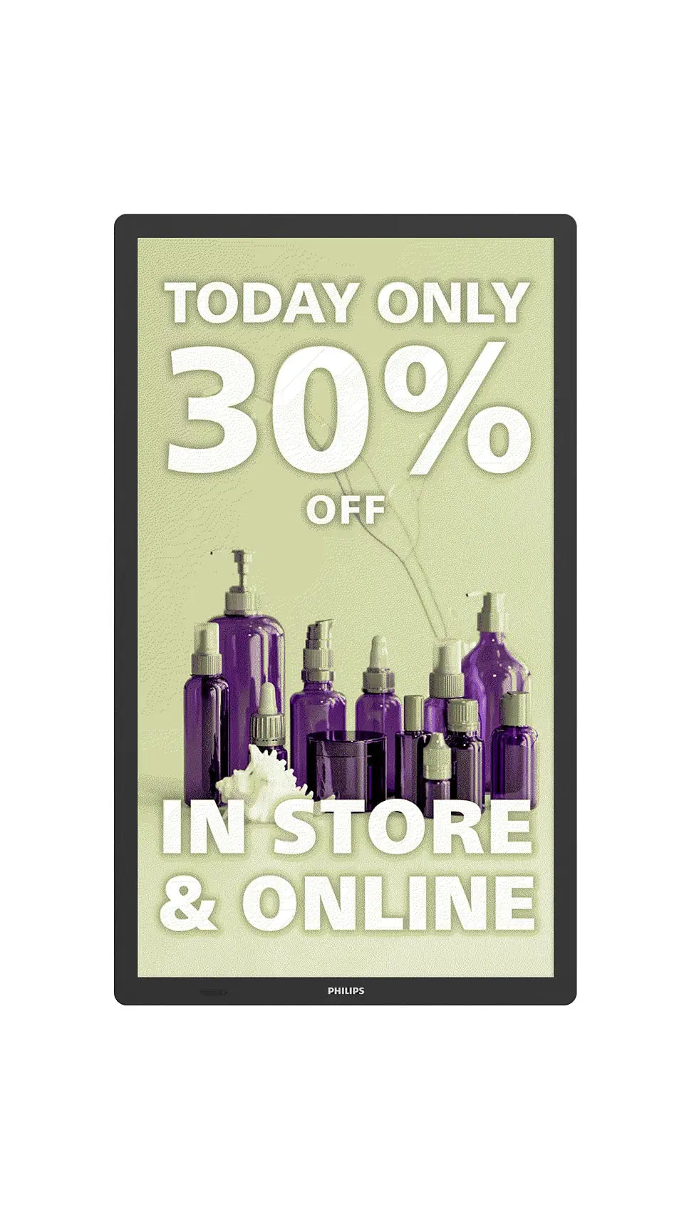 Philips 25BDL4150I ePaper Signage Display 25 Zoll mit Cloud Anbindung - Multimedia Display GmbH