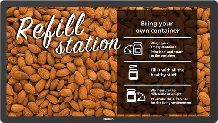 Philips 25BDL4150I ePaper Signage Display 25 Zoll mit Cloud Anbindung - Multimedia Display GmbH