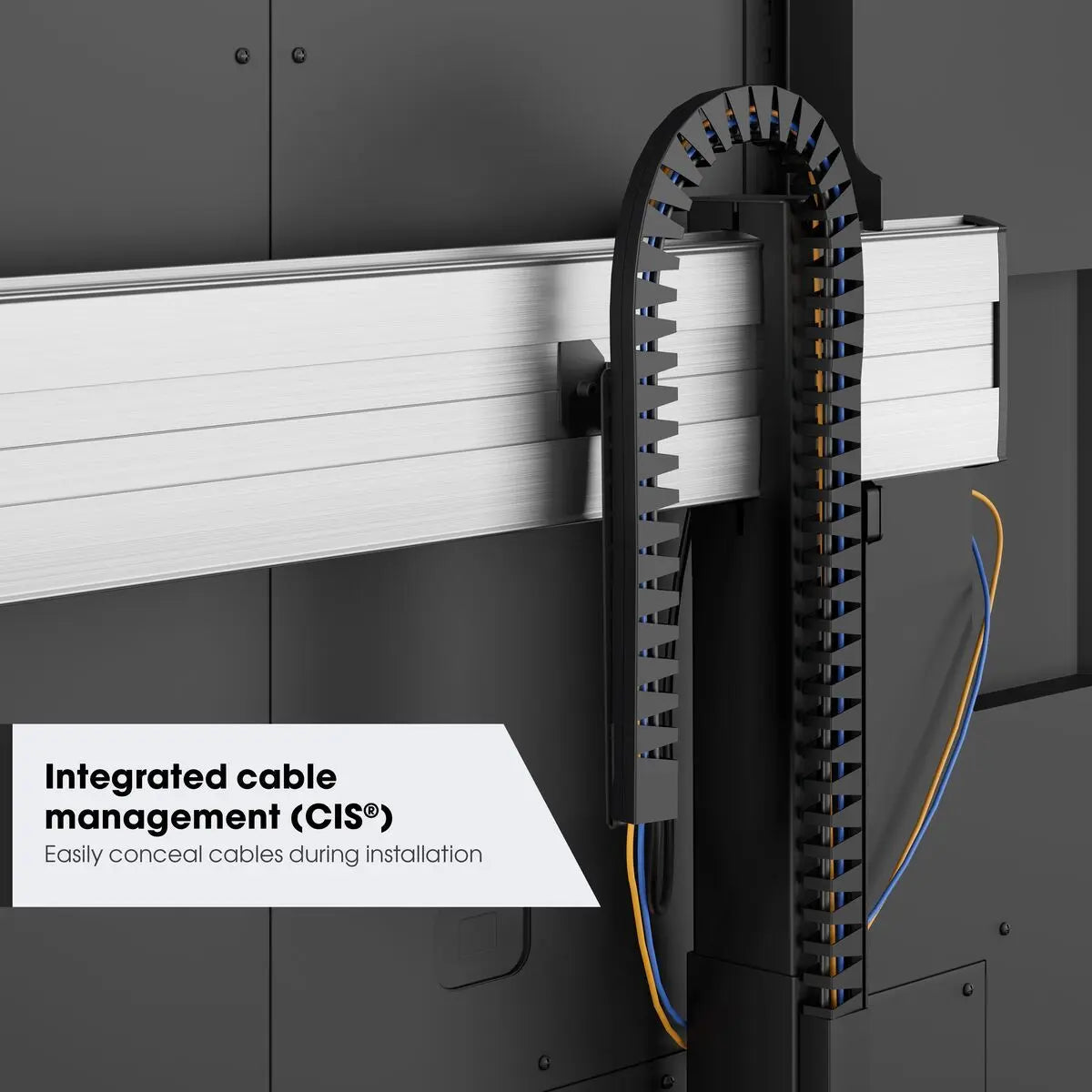 VOGELS RISE 5305 - motorisierter Rollwagen - 65-86 Zoll - VESA 800x600mm - bis 120 kg - 50 mm/s - Premium-Rollen - Schwarz - Multimedia Display GmbH