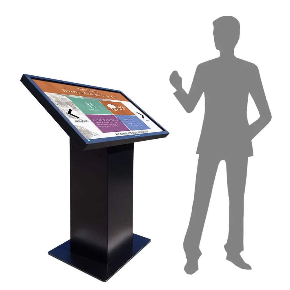 Kiosksystem Pult Version mit Touch Display 43 - 65 Zoll Multimedia Display GmbH    