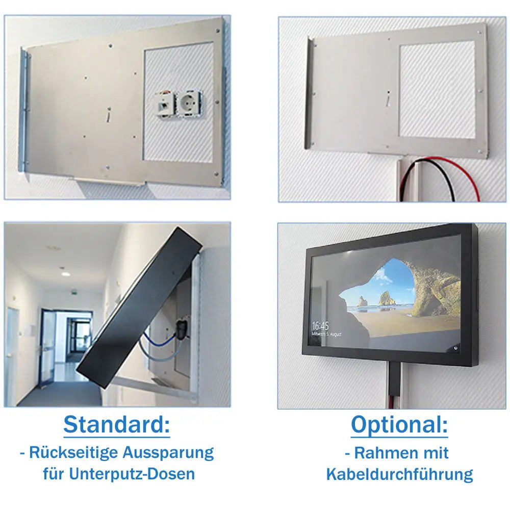 Brandschutz Monitore 32 - 46 Zoll B1 zertifiziert Multimedia Display GmbH