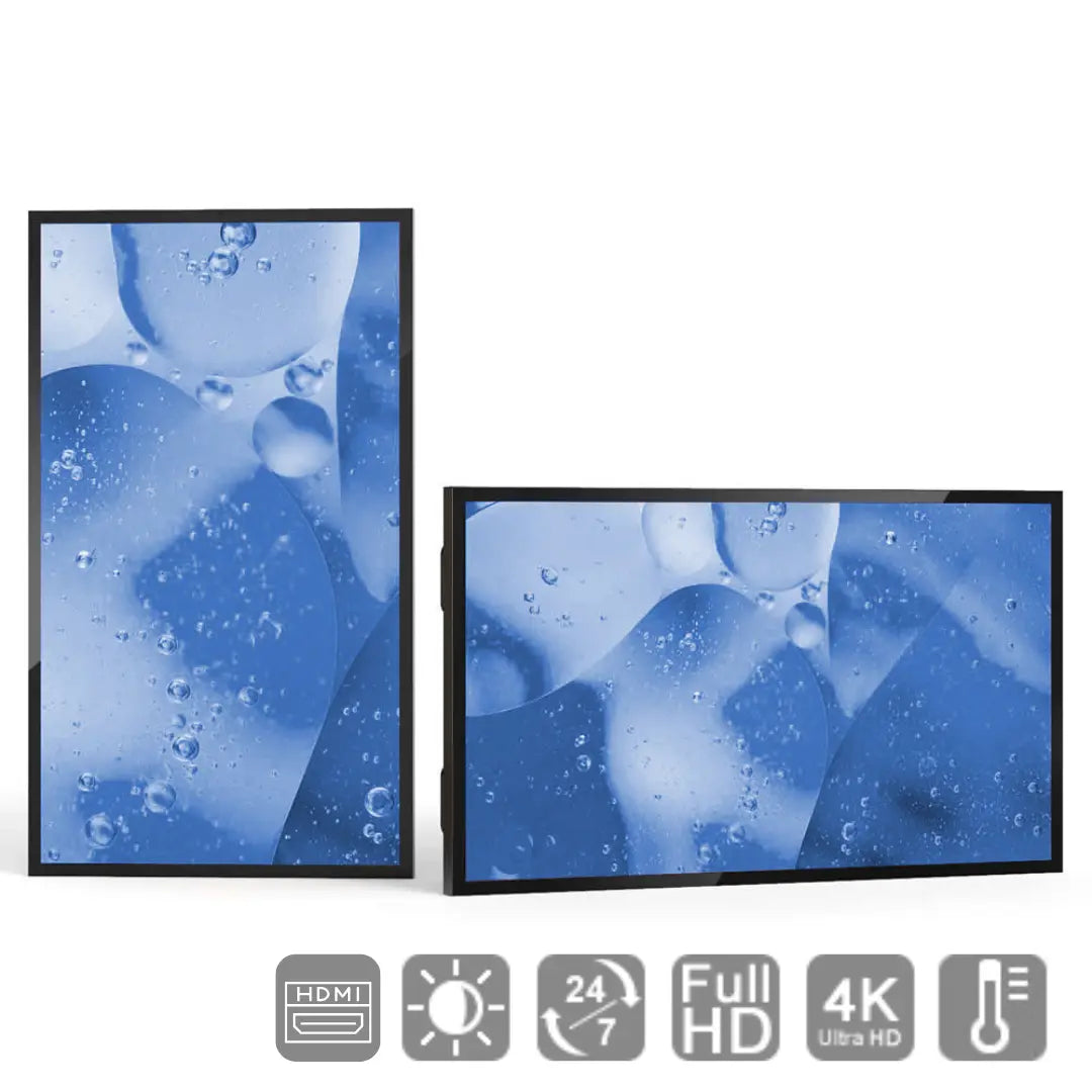 Outdoor Display mit integriertem PC 32 Zoll - 43 Zoll - 49 Zoll - 55 Zoll - 65 Zoll - 75 Zoll
