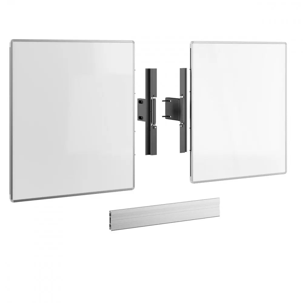 RISE A218 Whiteboard-Set 86 Zoll für motorbetriebenen RISE Display-Lift, Boden-Wand-Lösung (schwarz) - Multimedia Display GmbH  