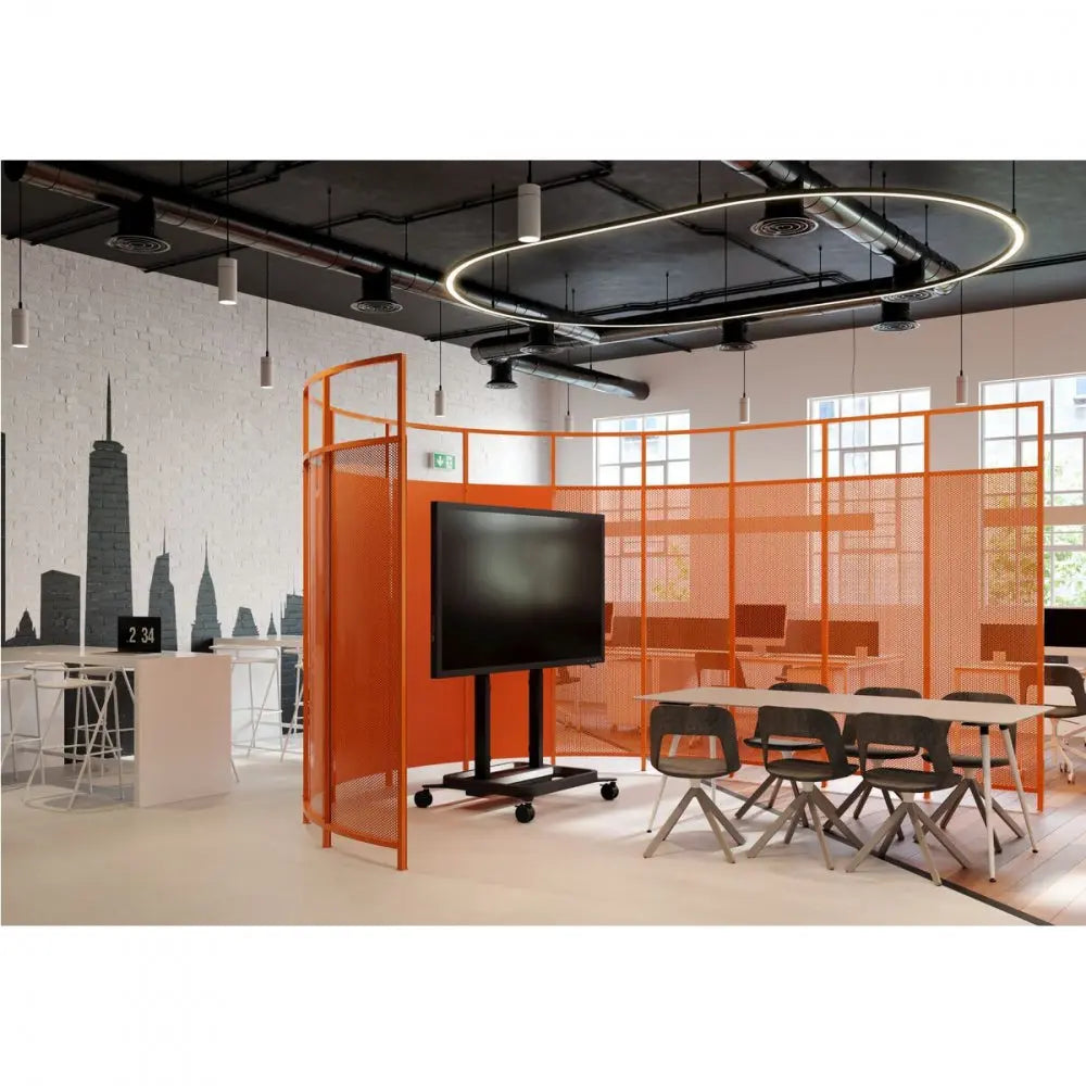 RISE Standfuß mit motorisiertem Display-Lift Multimedia Display GmbH