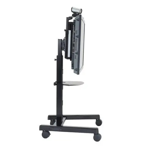 Rollgestell: Chief PFCUB Rollwagen Schwarz und Silber für 42 bis 86 Zoll Displays Multimedia Display GmbH
