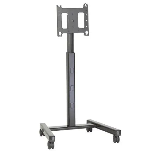 Rollgestell: Chief PFCUB Rollwagen Schwarz und Silber für 42 bis 86 Zoll Displays Multimedia Display GmbH
